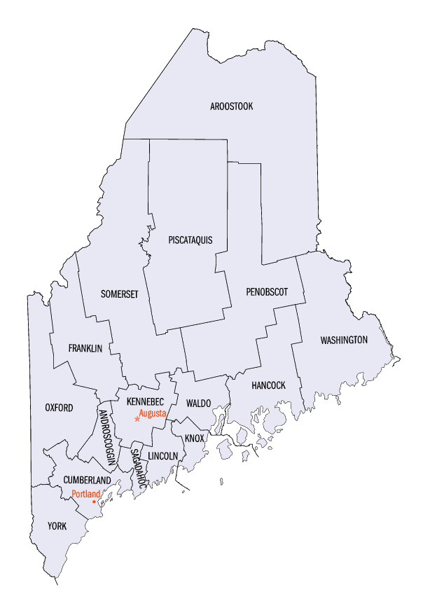 map of maine counties. Maine.gif Maine Counties Map