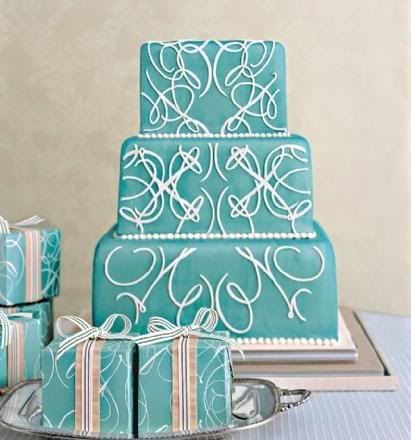 Tiffany blue cake Pictures, Images and Photos