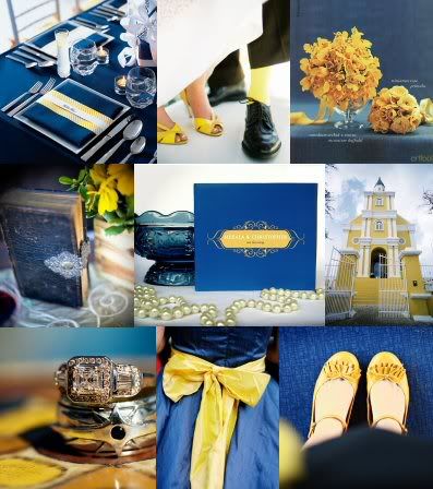Blue and yellow theme Pictures, Images and Photos