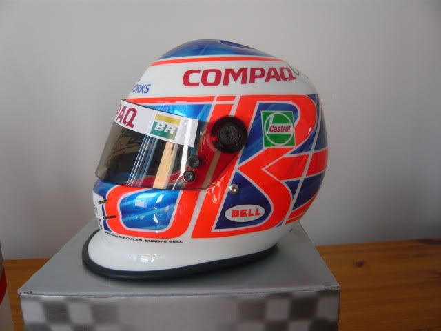 jacques villeneuve helmet. Jacques Villeneuve 2000 BAR
