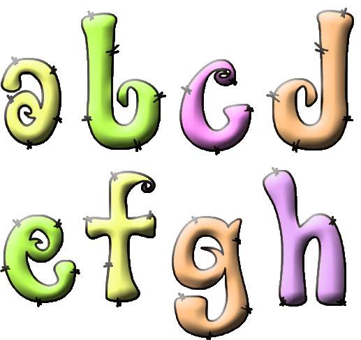 LETRAS PARA WORDART letras para wordart: