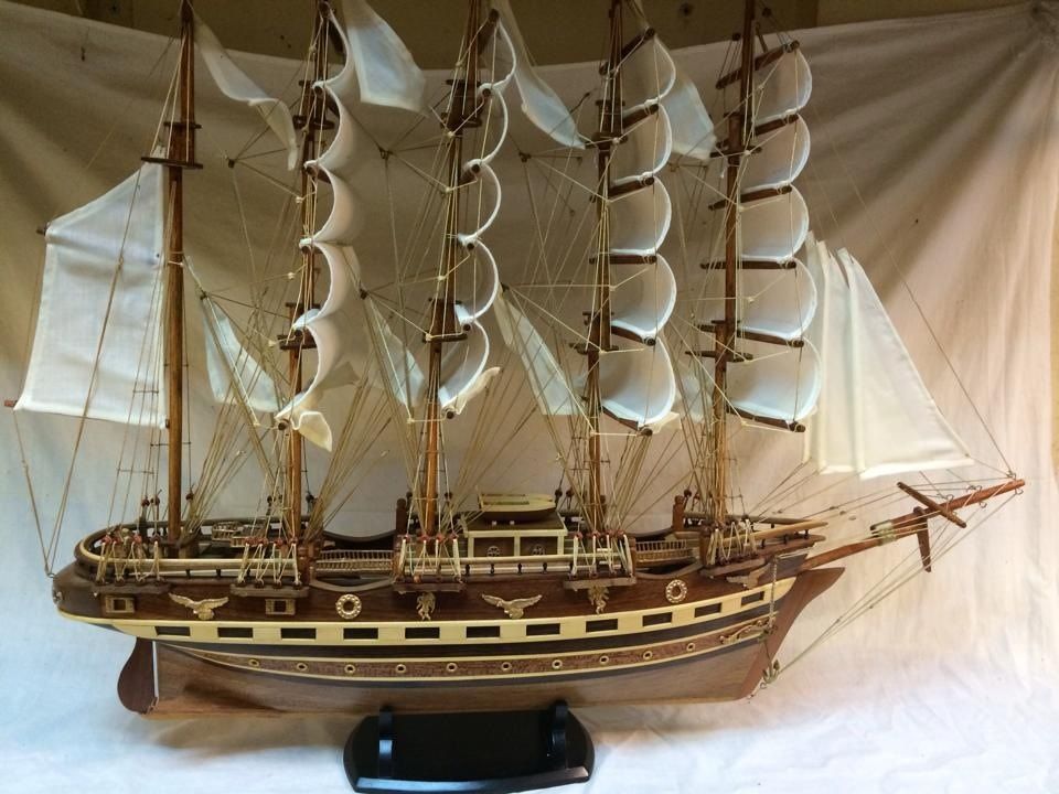 MocVietshop- bán tàu buồm gỗ (mô hình) - 15