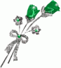 green roses 1