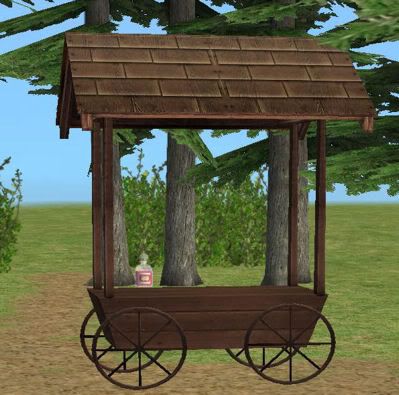 Vanity-medieval cart