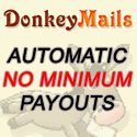 Donkey Mails, No Minimum Payout!